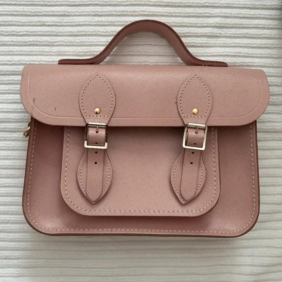 Cambridge Satchel Pink Leather Bag - Picture 1 of 9
